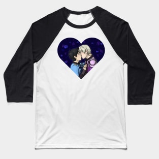 Yuri on Ice Victuuri Kiss Anime OTP Baseball T-Shirt